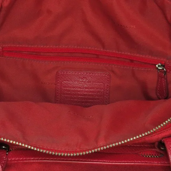Coach Nylon Zip Tote - True Red - Picture 3 of 3